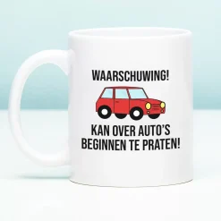 Mok Waarschuwing! Kan over auto’s beginnen te praten!