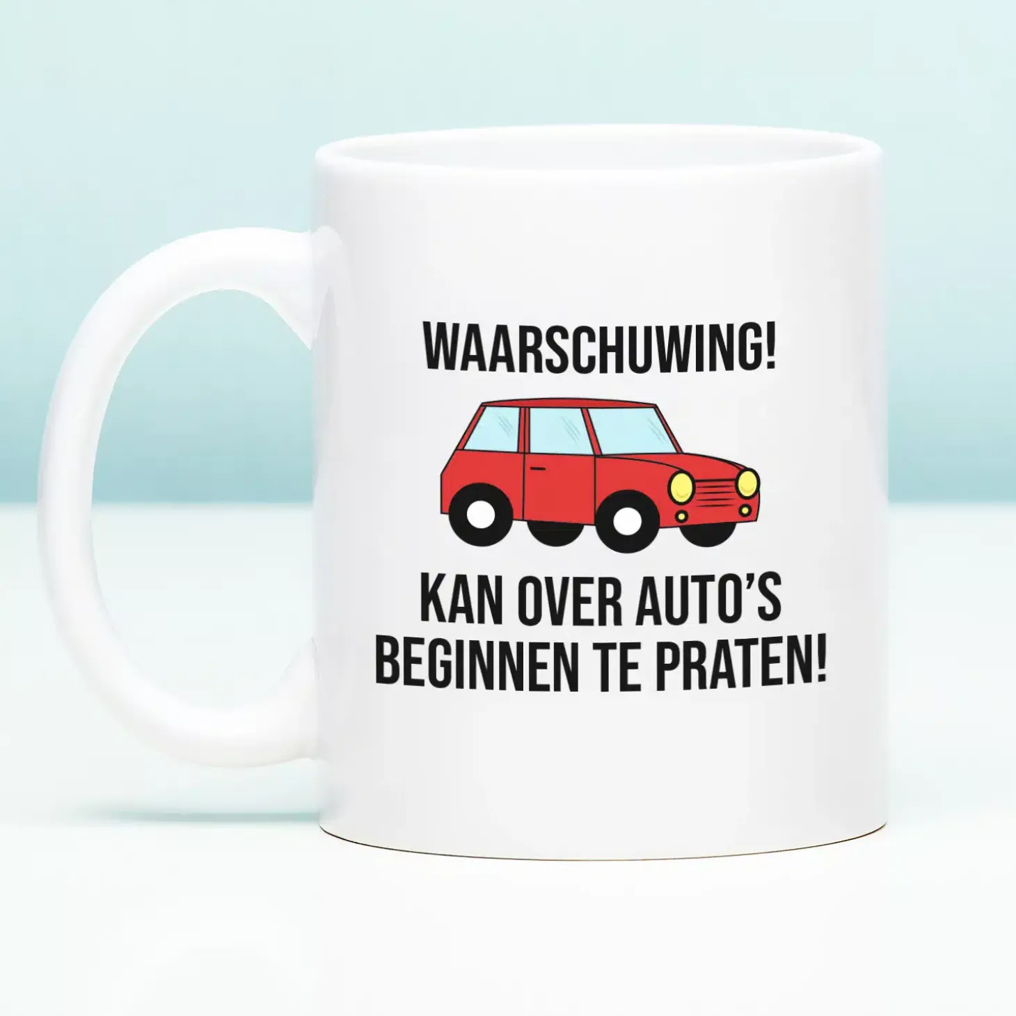 Mok Waarschuwing! Kan over auto’s beginnen te praten!