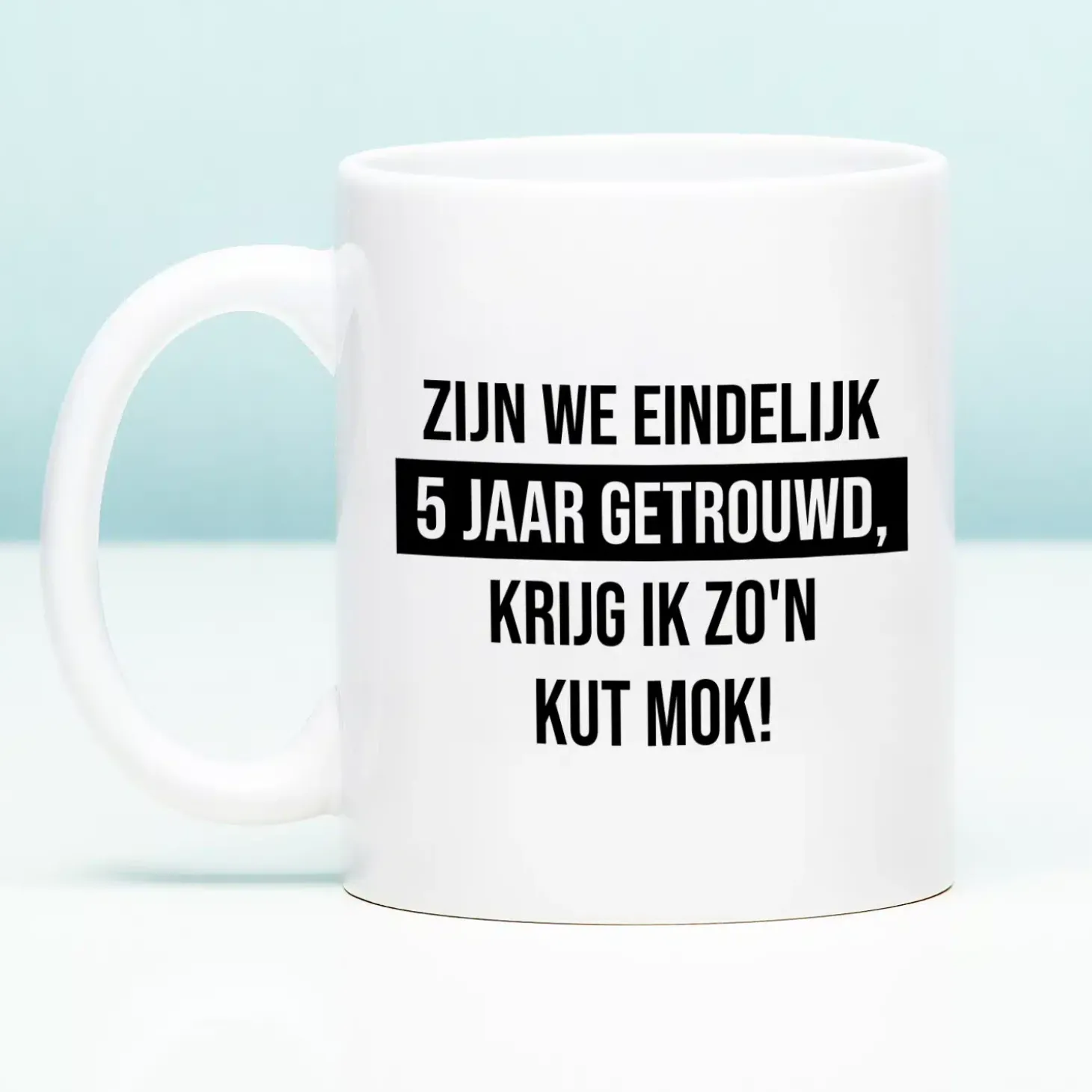 Mok Zijn we eindelijk zoveel jaar getrouwd