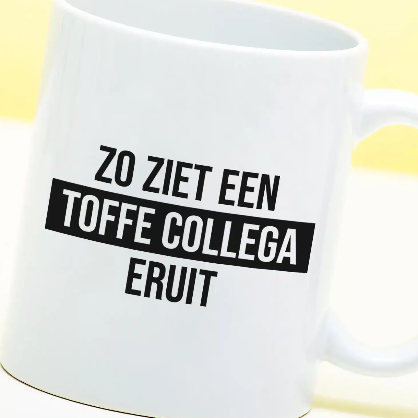 Mok Zo ziet een toffe collega eruit