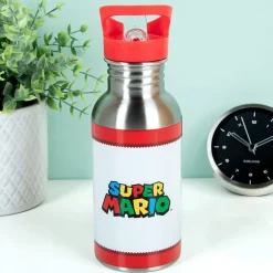 Nintendo Super Mario Waterfles met rietje