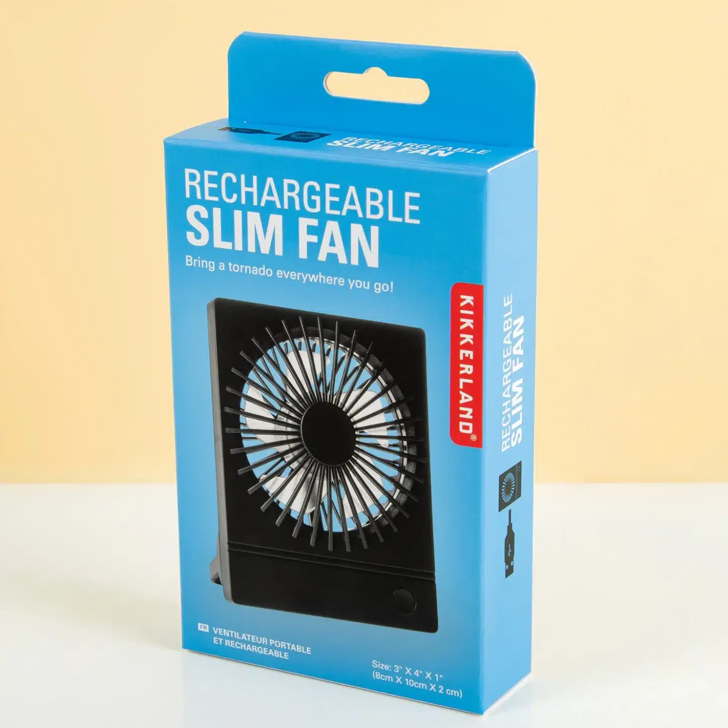 Oplaadbare bureauventilator