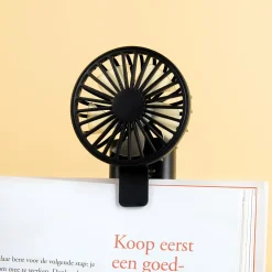 Oplaadbare ventilator met clip