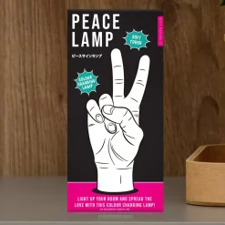 Peace handteken lamp