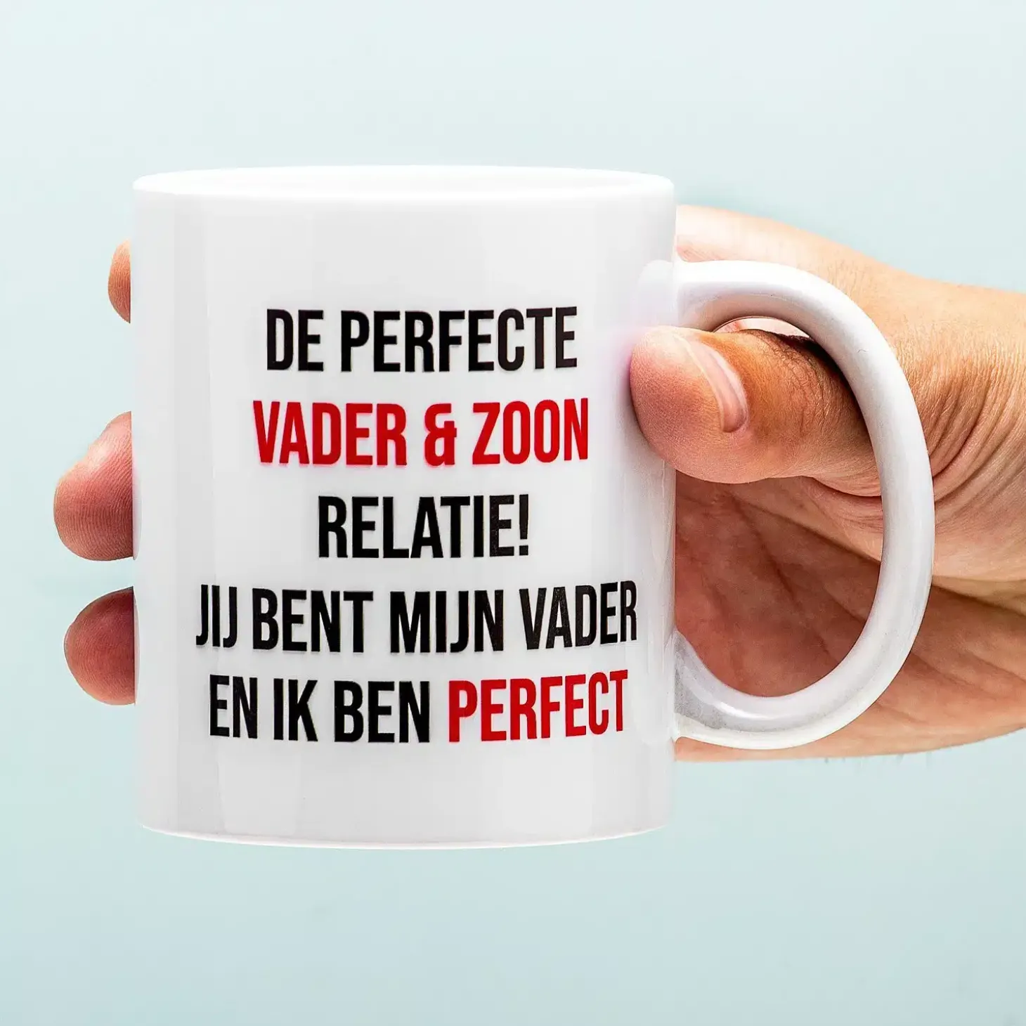 Perfecte Vader En Zoon Relatie Mok
