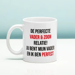 Perfecte Vader En Zoon Relatie Mok
