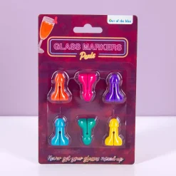 Piemel glasmarkeerders (set van 6)