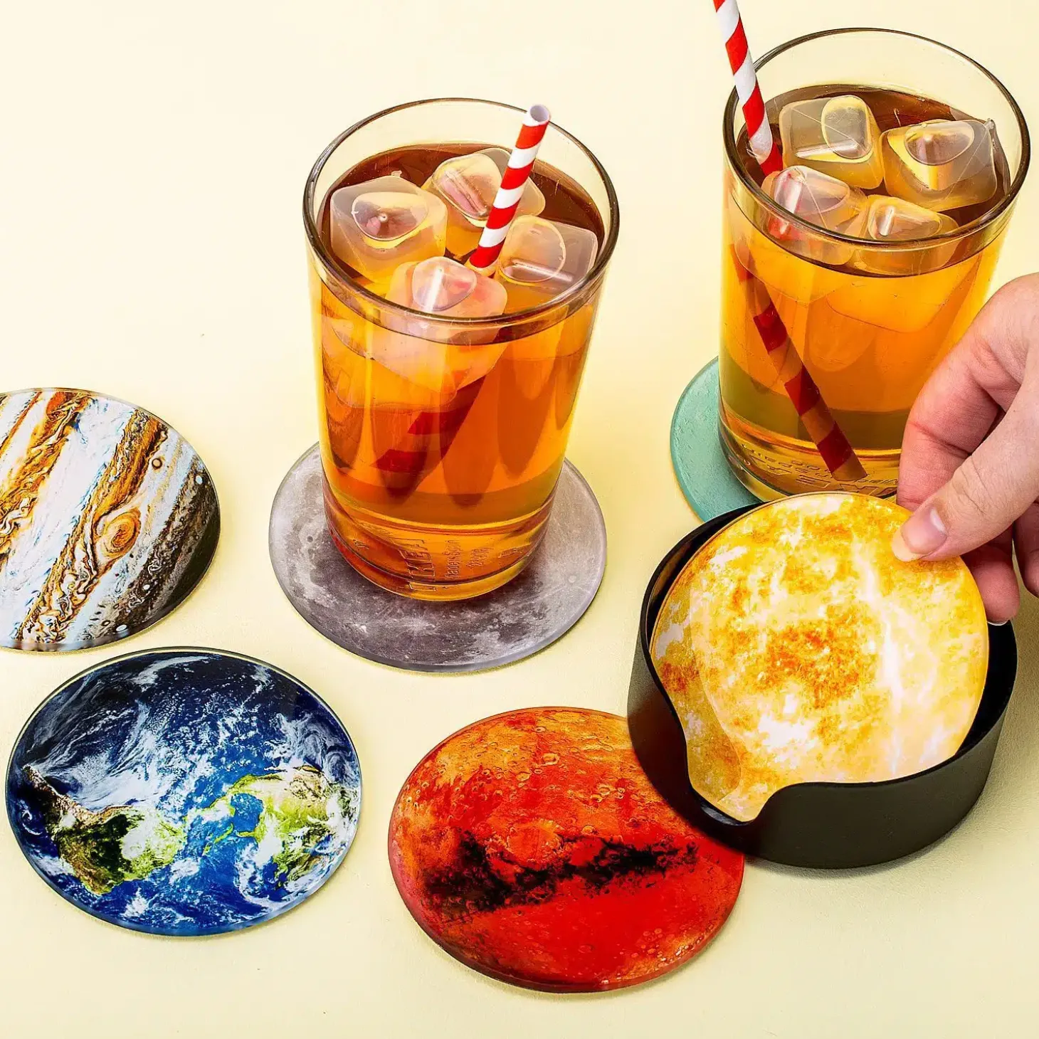Planeet onderzetters (set van 6)