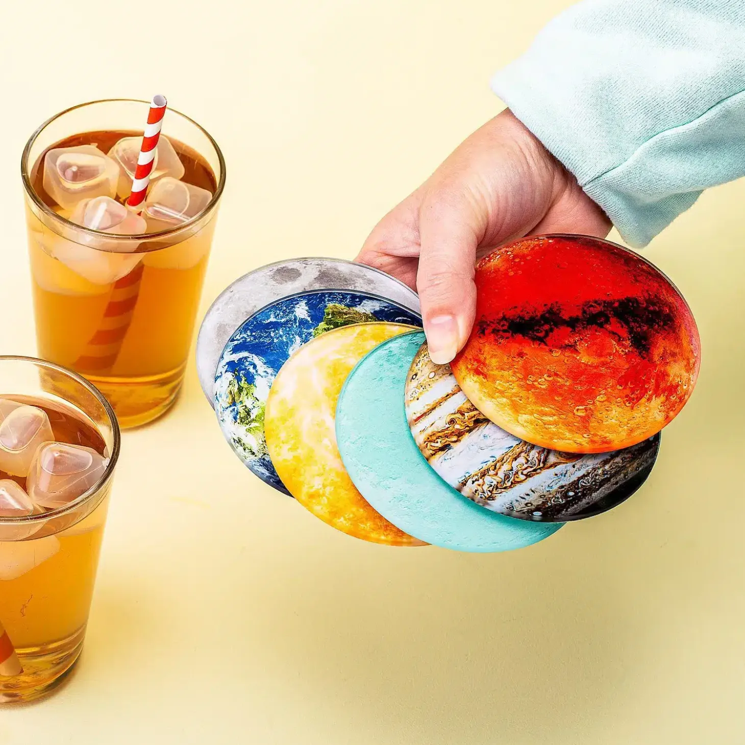 Planeet onderzetters (set van 6)