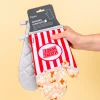 Popcorn ovenwanten (set van 2)