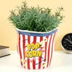 Popcornzak bloempot