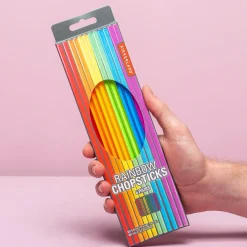 Regenboog eetstokjes (set van 6)