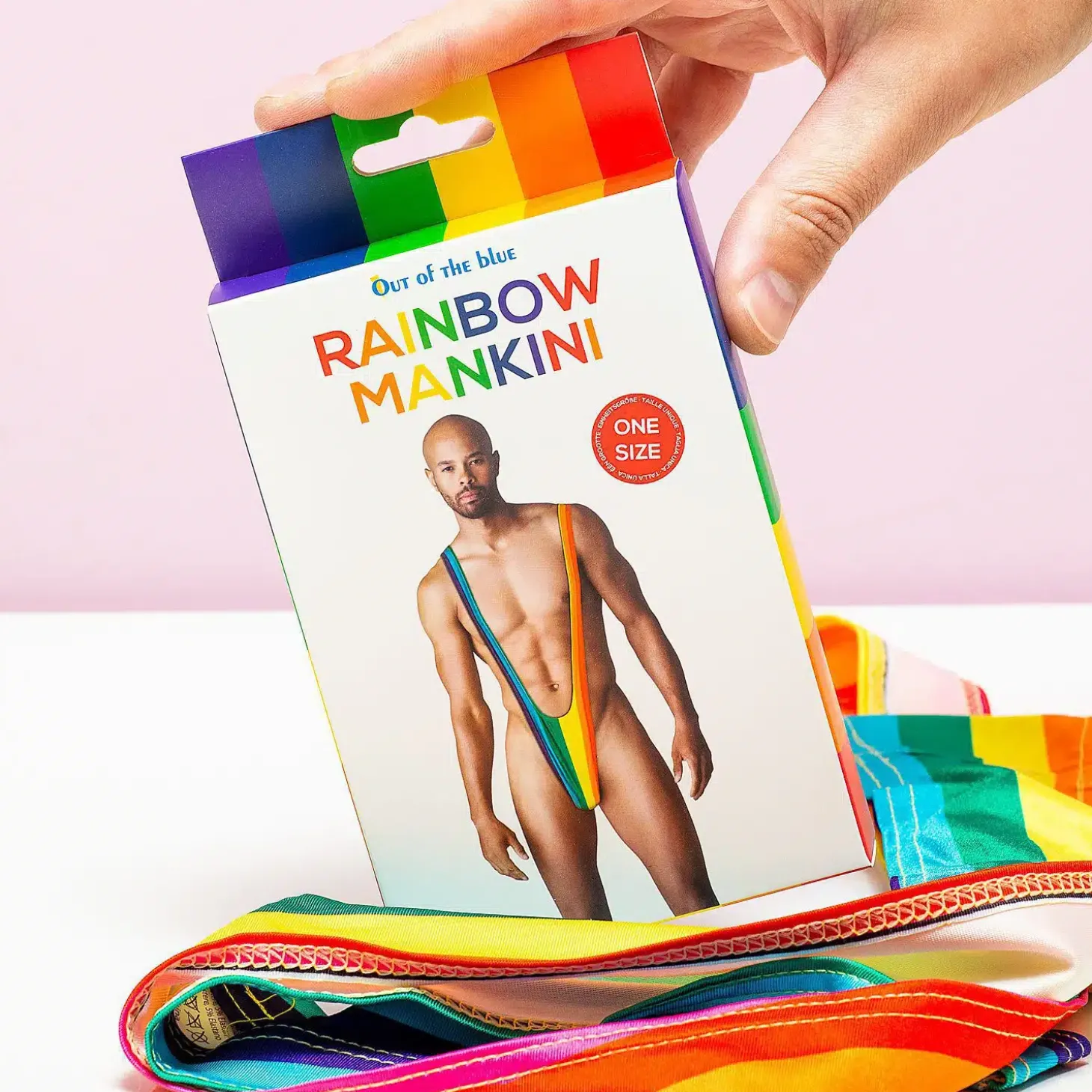 Regenboog mankini