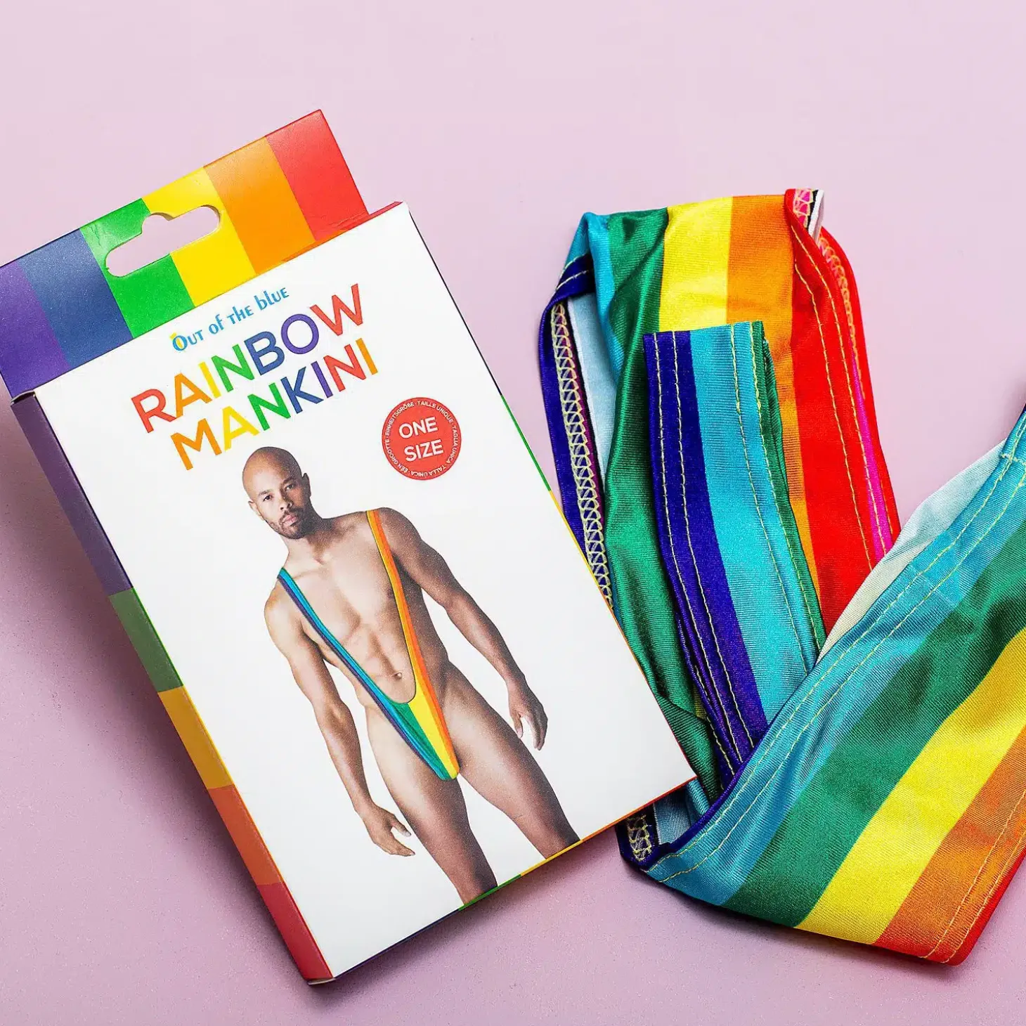 Regenboog mankini