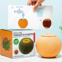 Ronde terracotta plantenpot