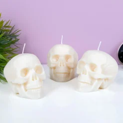 Schedel kaarsen (set van 3)