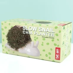 Slak bloempot met zaadjes