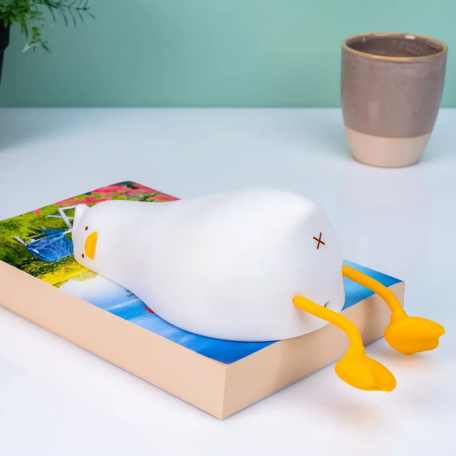 Slapend eendje nachtlampje