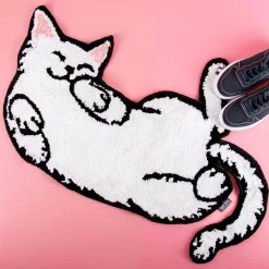 Slaperige kat vloerkleedje