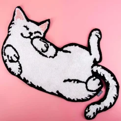 Slaperige kat vloerkleedje