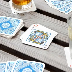 Speelkaart bierviltjes (set van 54)