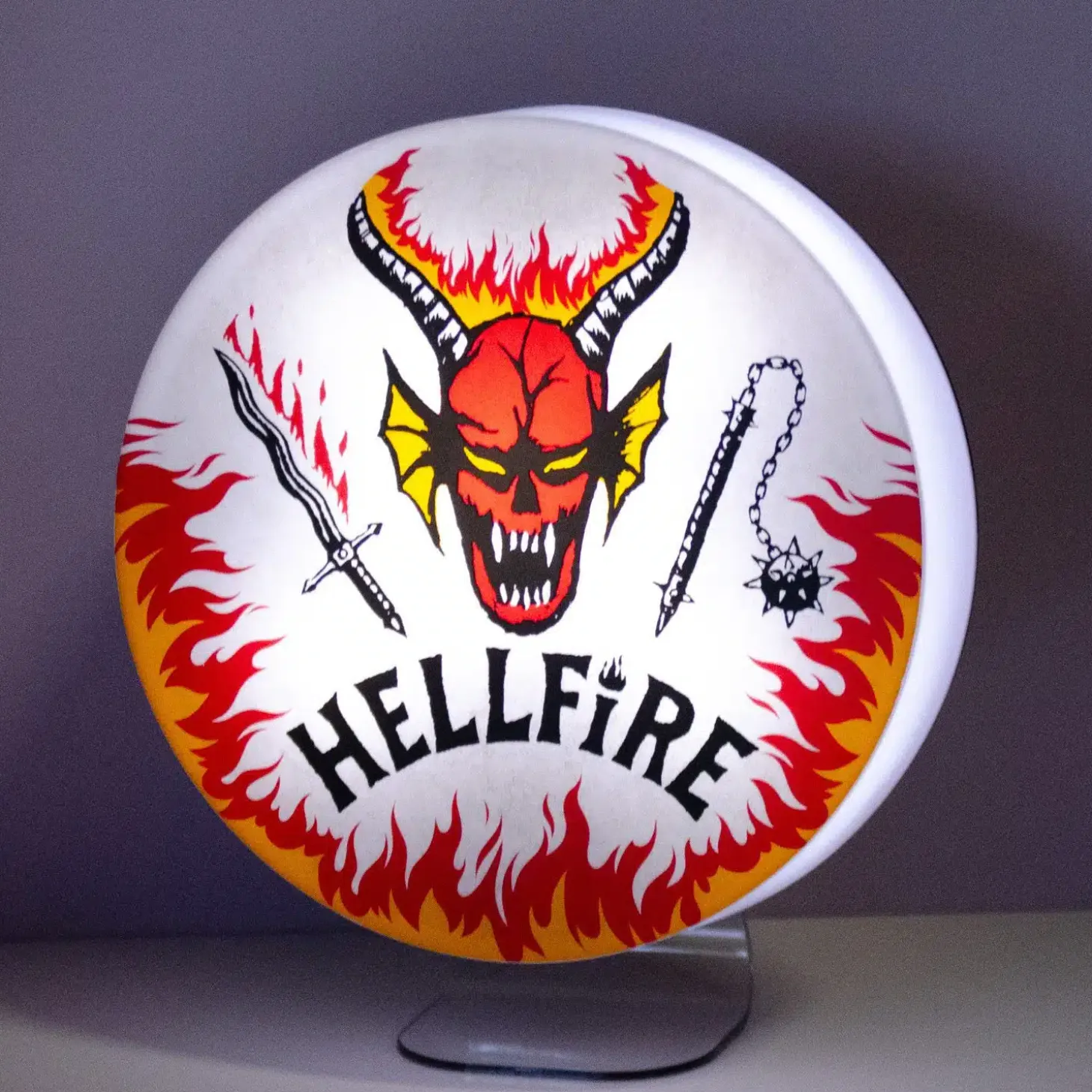 Stranger Things Hellfire Club logo lamp
