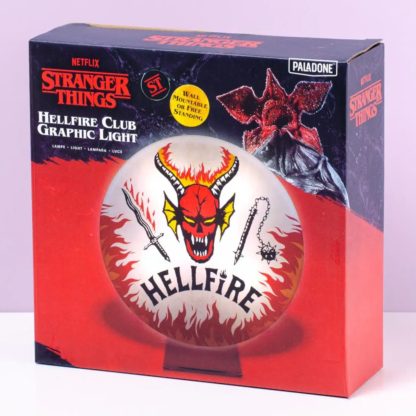 Stranger Things Hellfire Club logo lamp