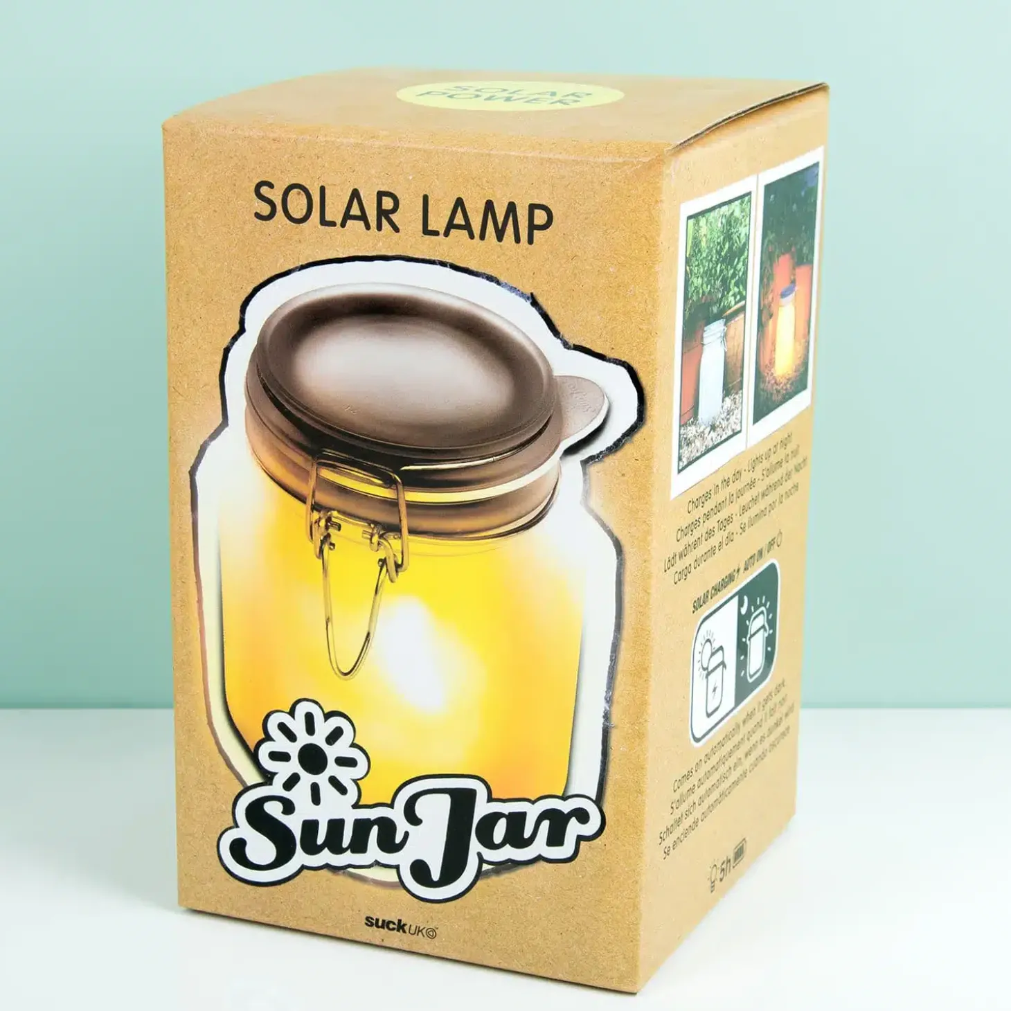 Sun Jar lamp op zonne-energie