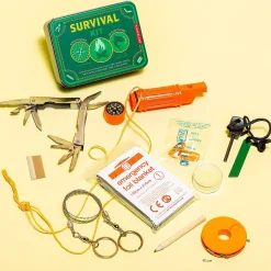 Survivalkit in een blikje