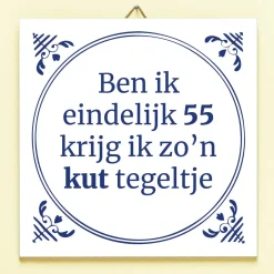Tegeltje Ben ik eindelijk jarig