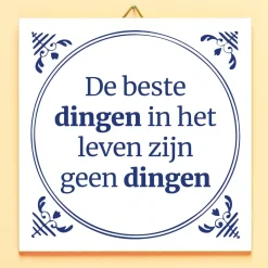 Tegeltje De beste dingen in het leven