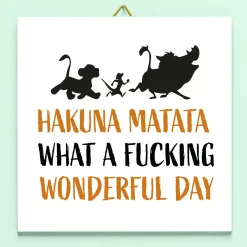 Tegeltje Hakuna Matata