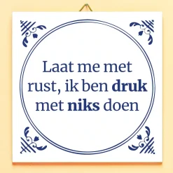 Tegeltje Laat me met rust