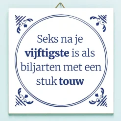 Tegeltje Seks na je vijftigste