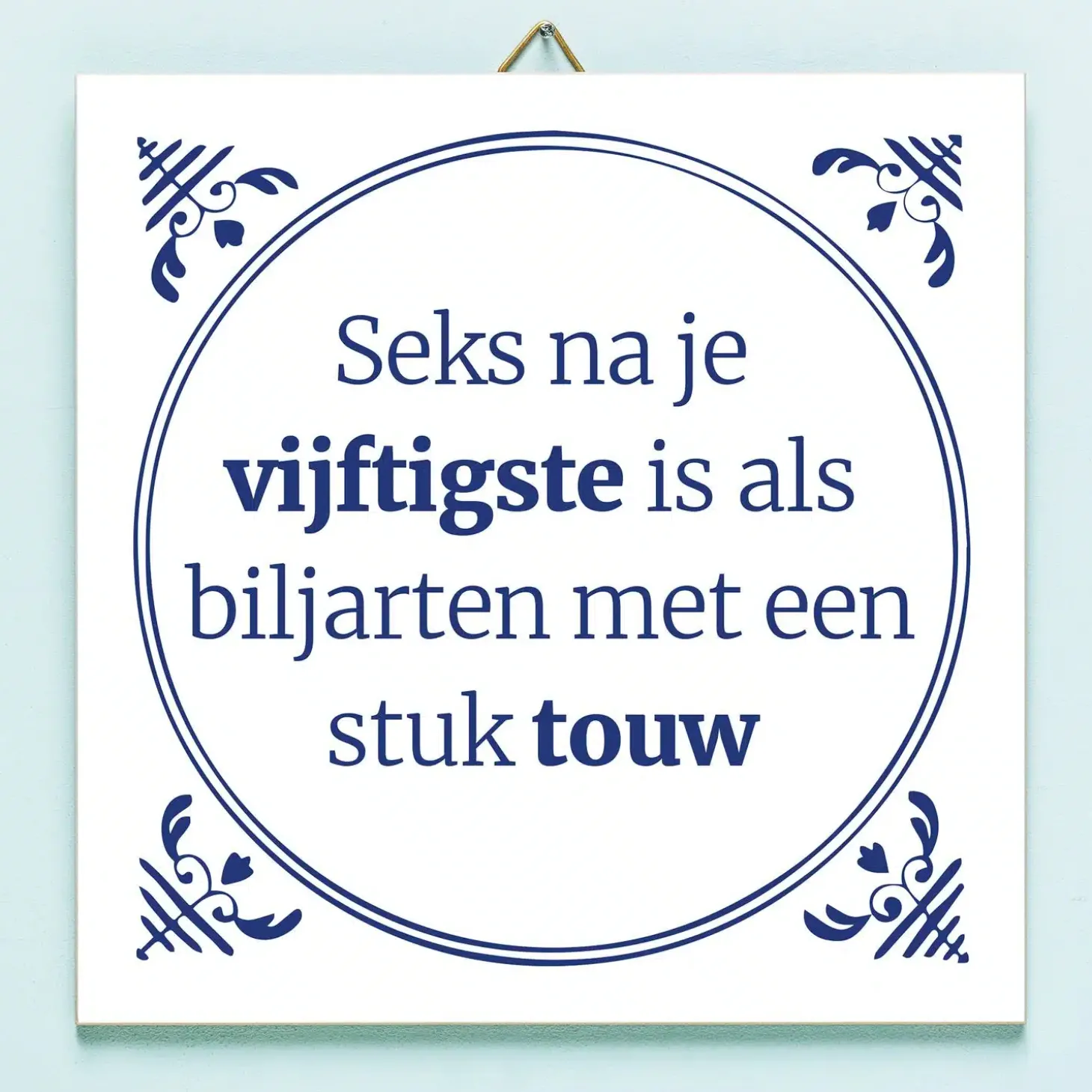Tegeltje Seks na je vijftigste