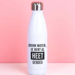 Thermosfles Heet genoeg