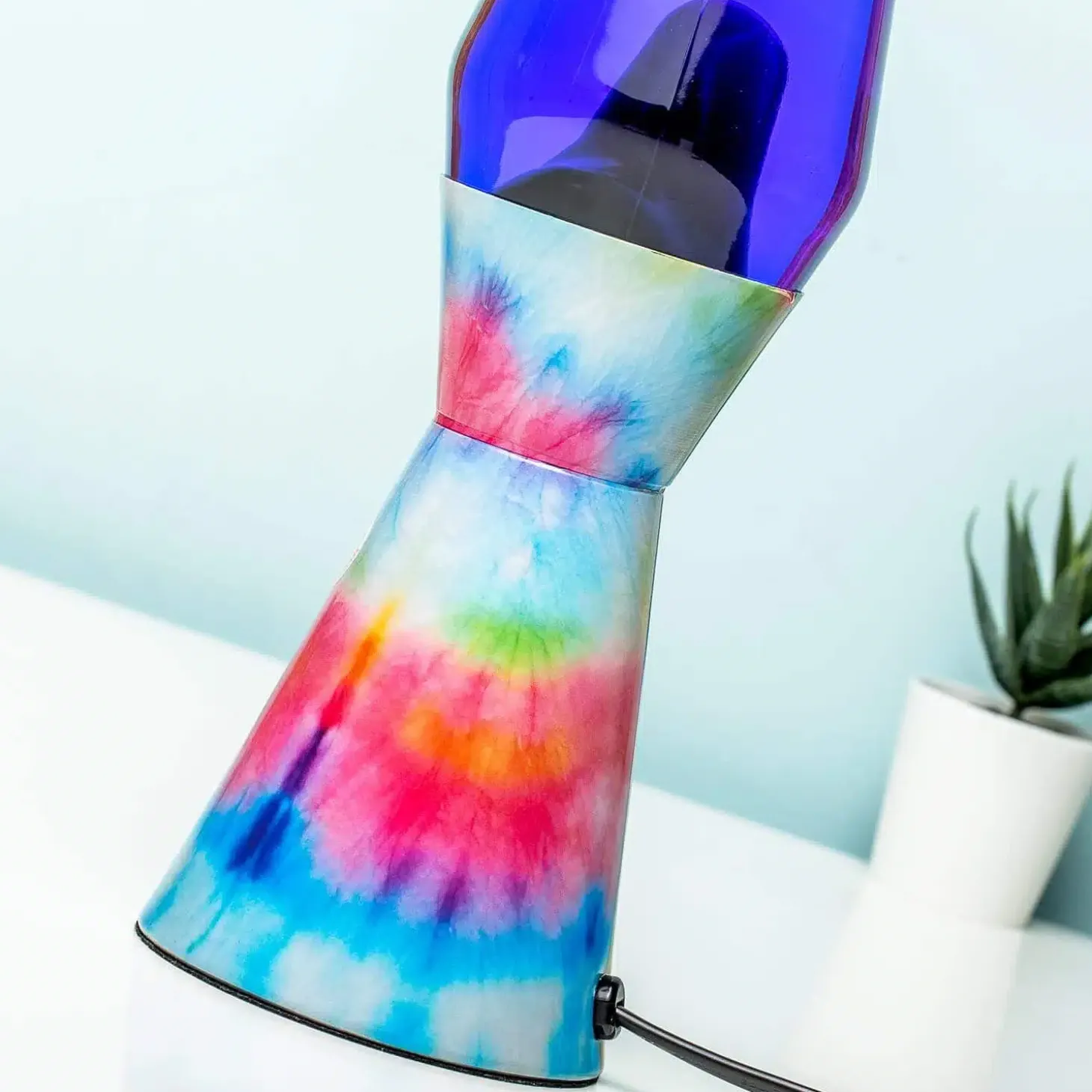 Tie dye bullet lavalamp