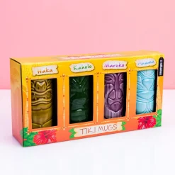 Tiki bekers (set van 4)