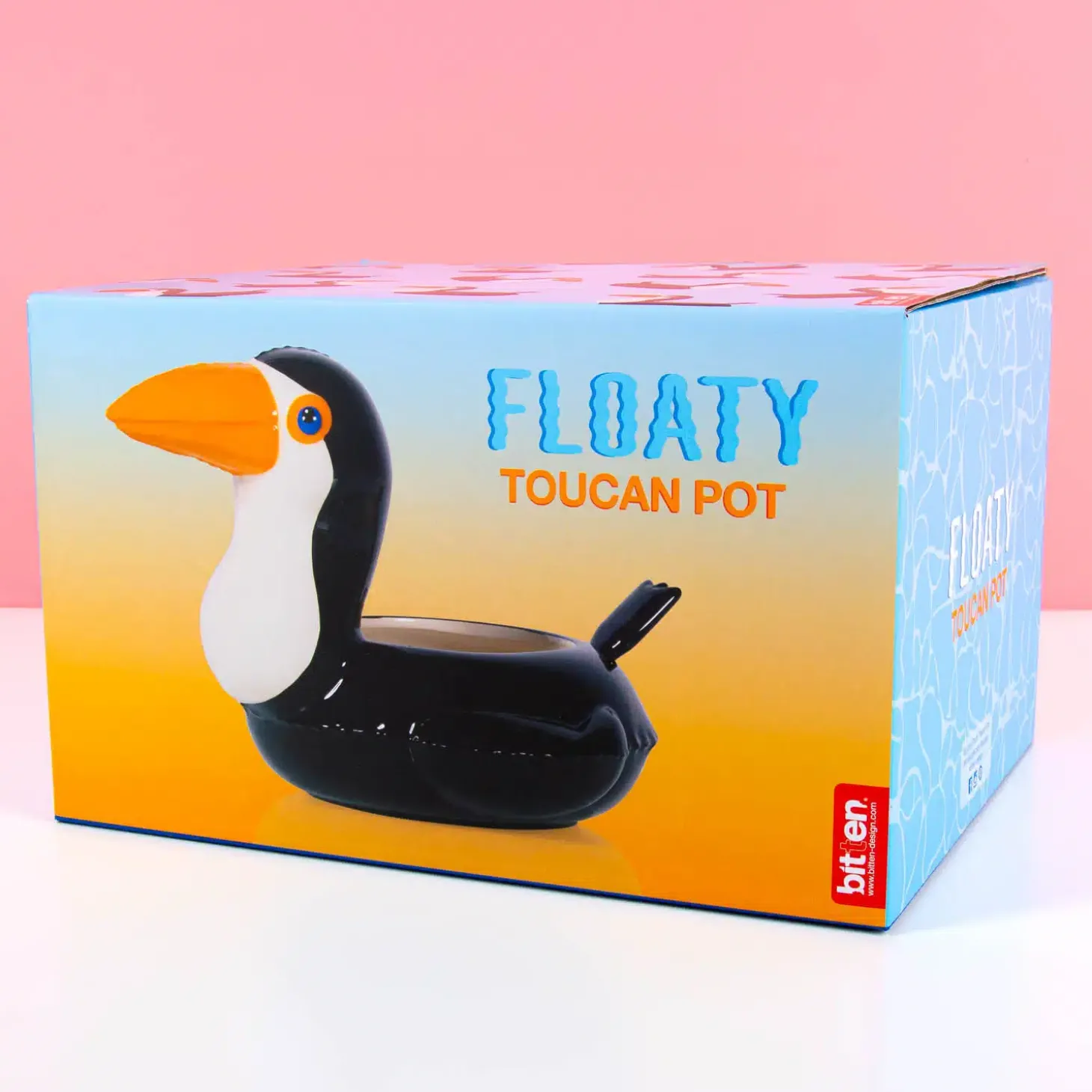 Toekan zwemband potje