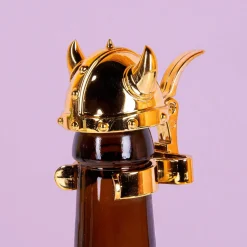 Viking helm flesstoppers (set van 4)