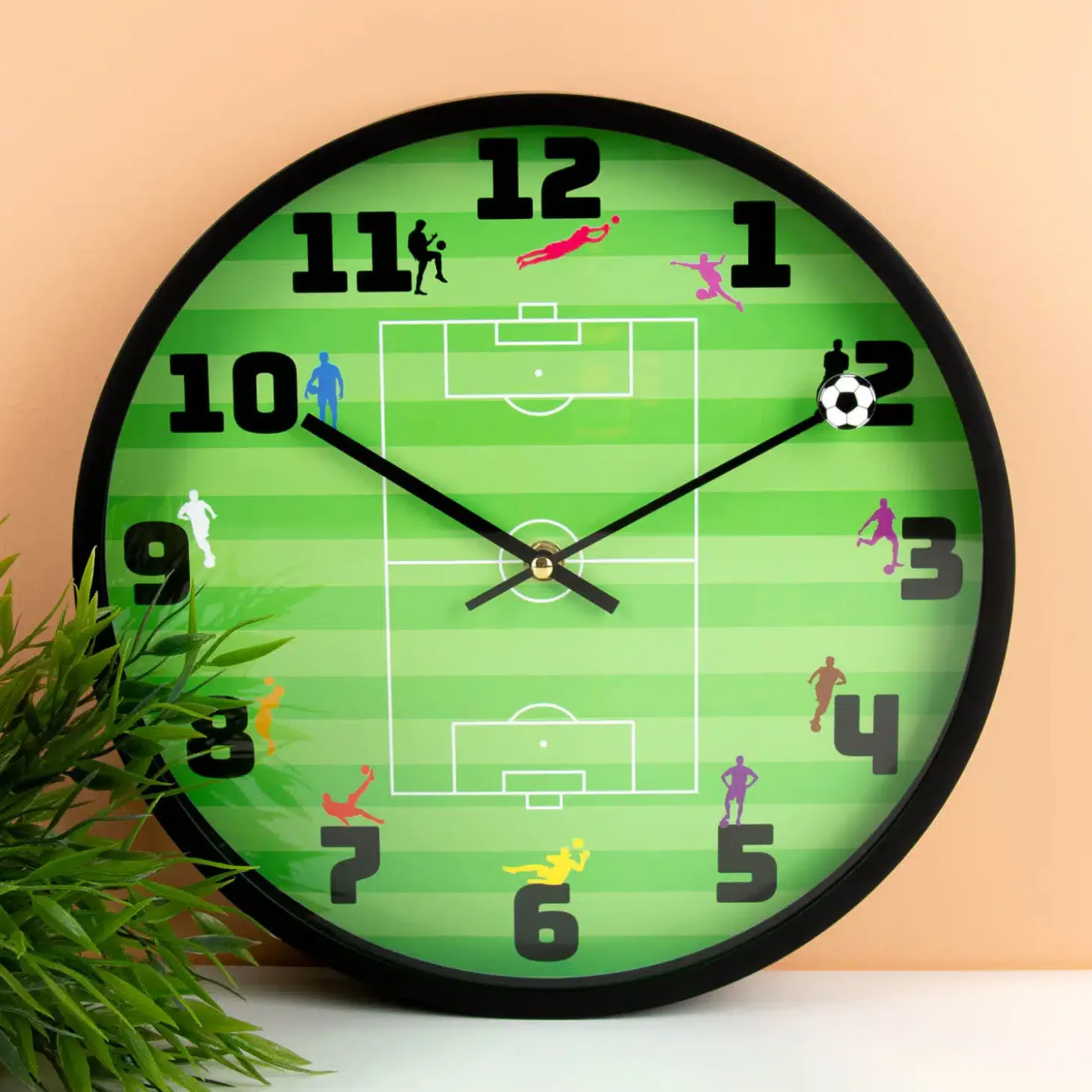 Voetbal klok