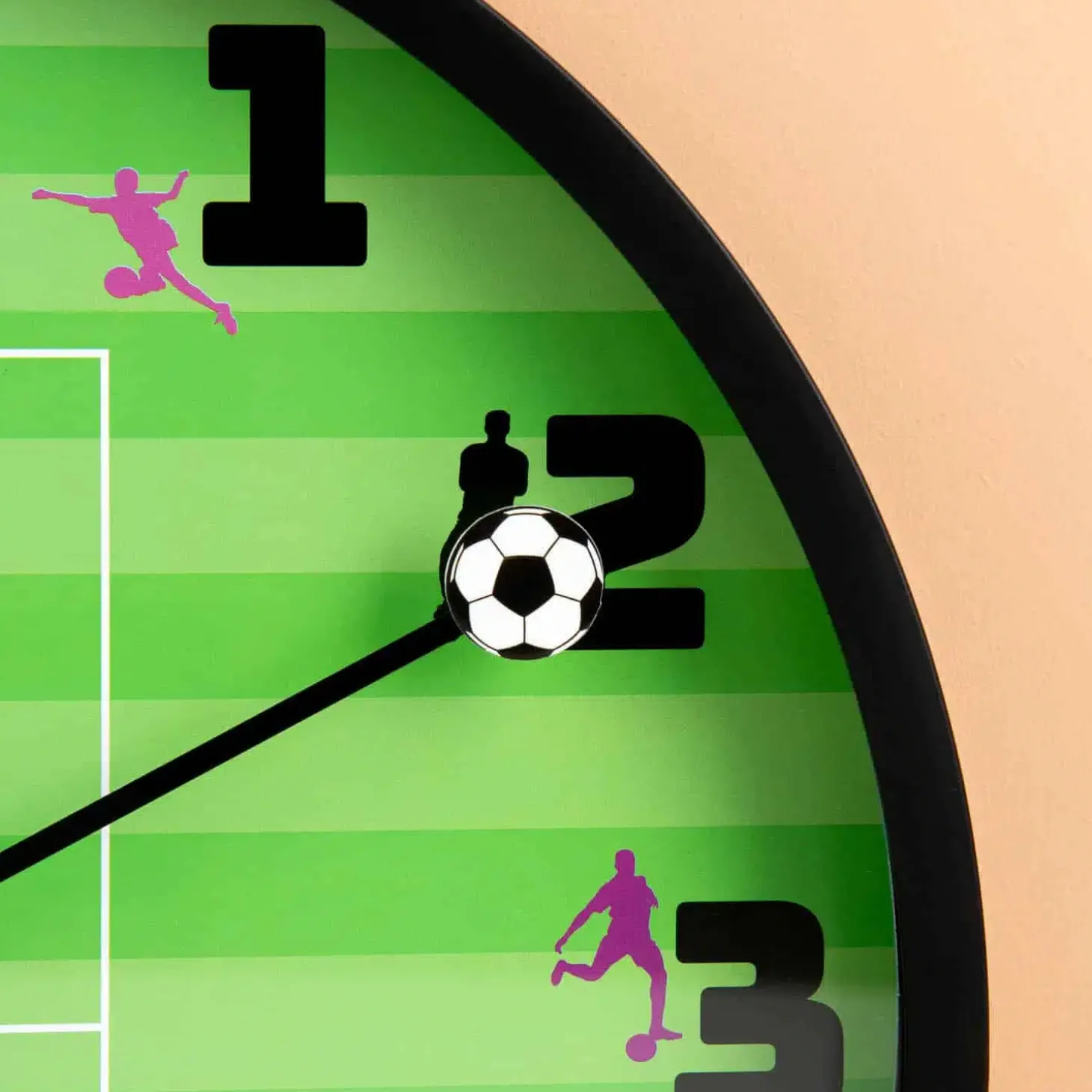 Voetbal klok