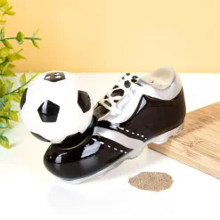Voetbalschoen en bal peper- en zoutstel