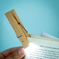 Wasknijper boeklampje