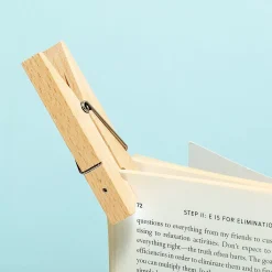 Wasknijper boeklampje