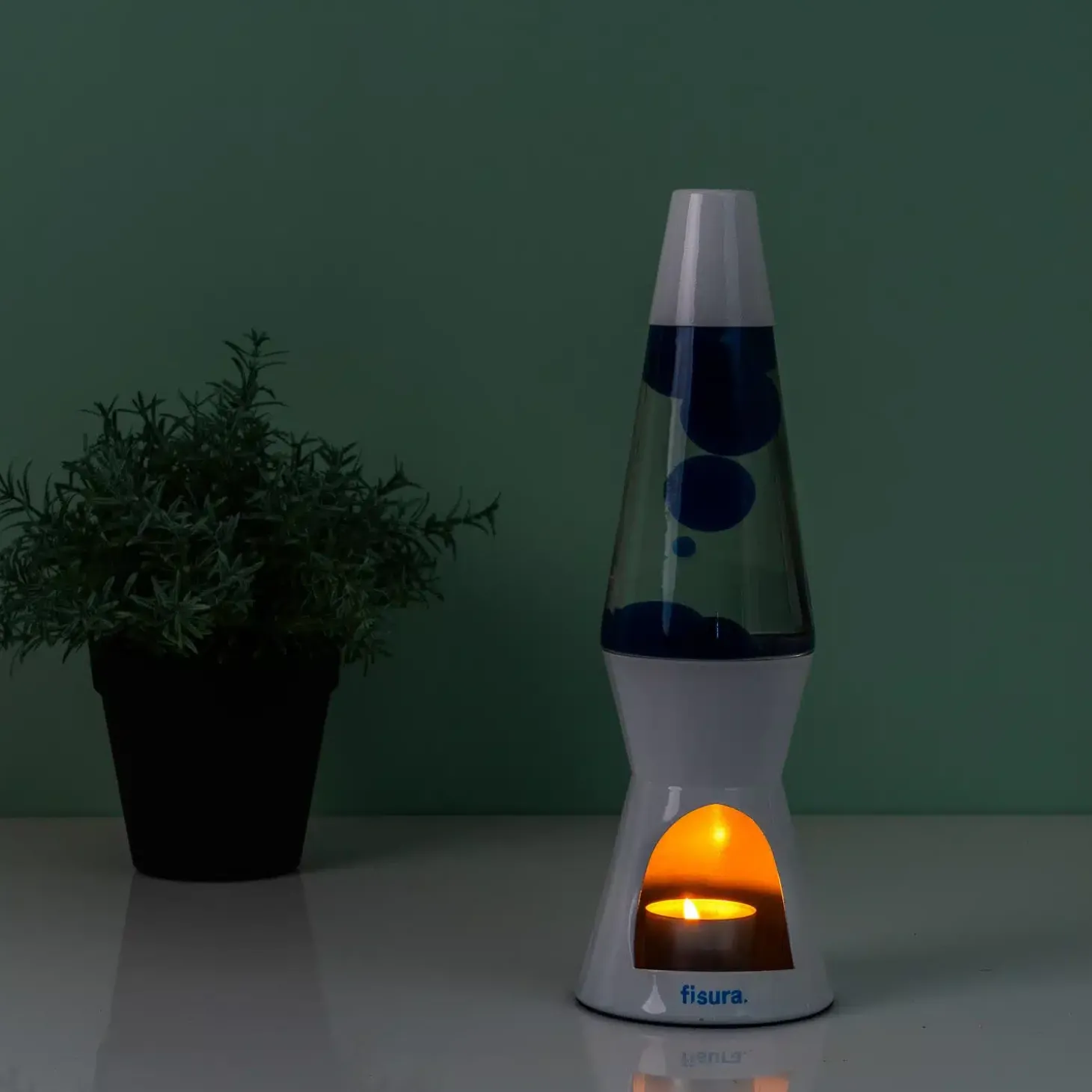 Waxinelicht lavalamp