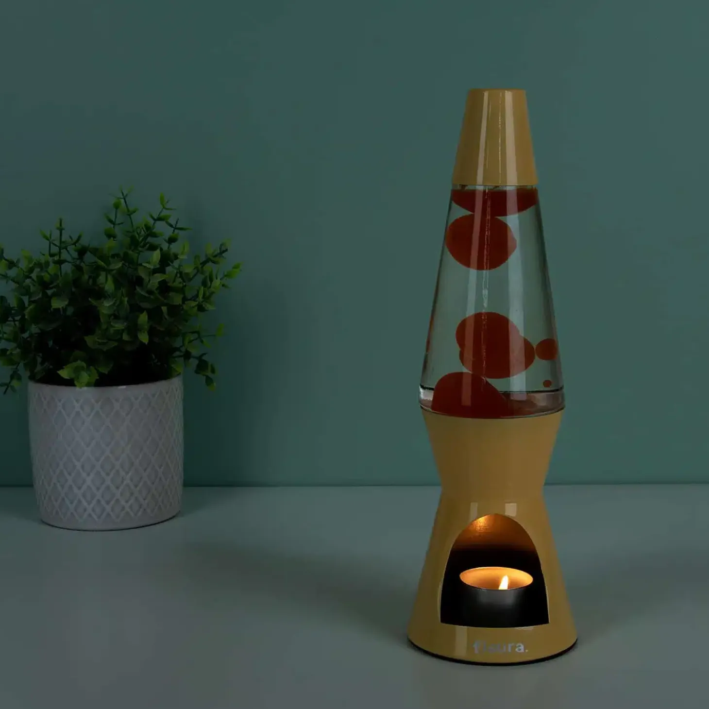 Waxinelicht lavalamp