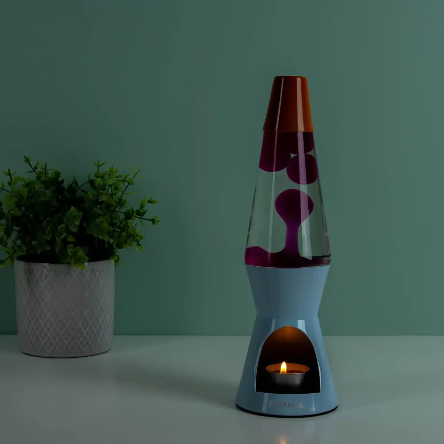 Waxinelicht lavalamp