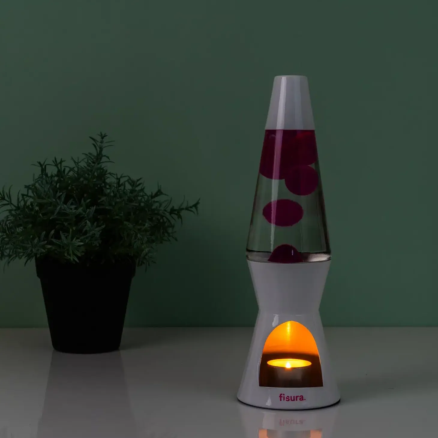 Waxinelicht lavalamp
