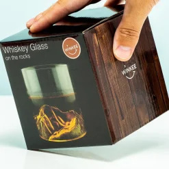 Whiskey glas on the rocks